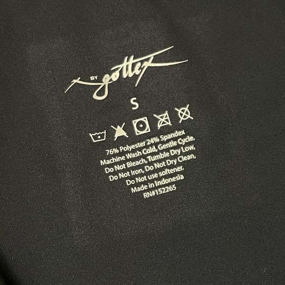 X by Gottex Womens Small Black Track Athletic Jacket Full Zip NWT NEW $98 - Picture 4 of 9